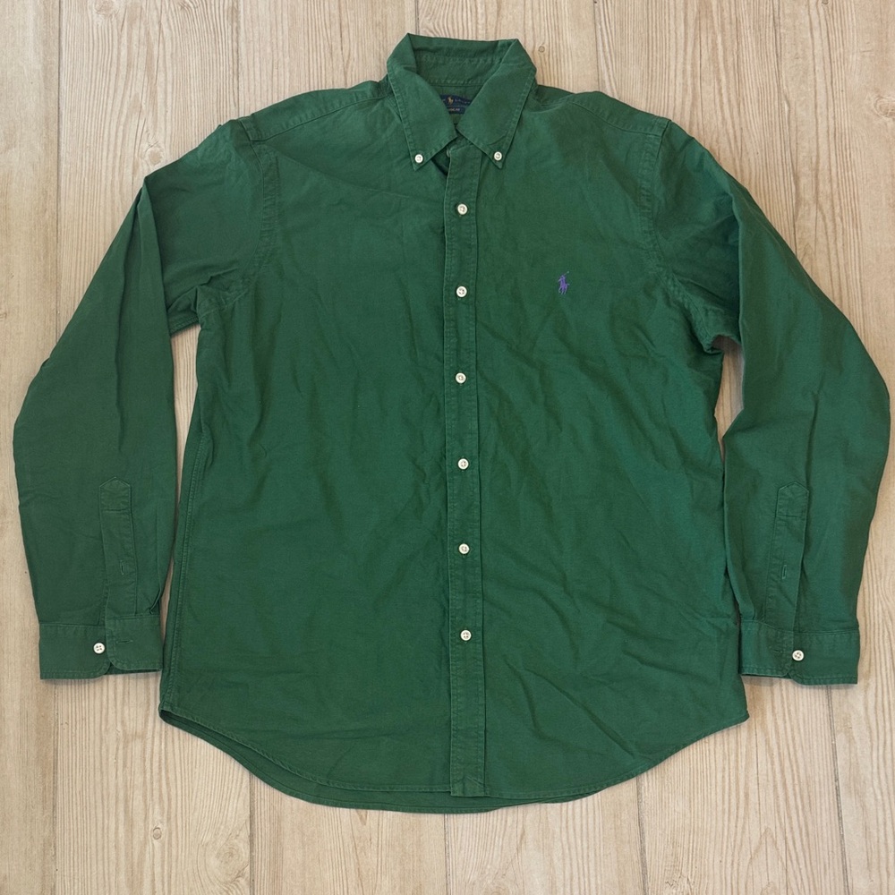 Polo by Ralph Lauren Forest Green Button Down Shirt